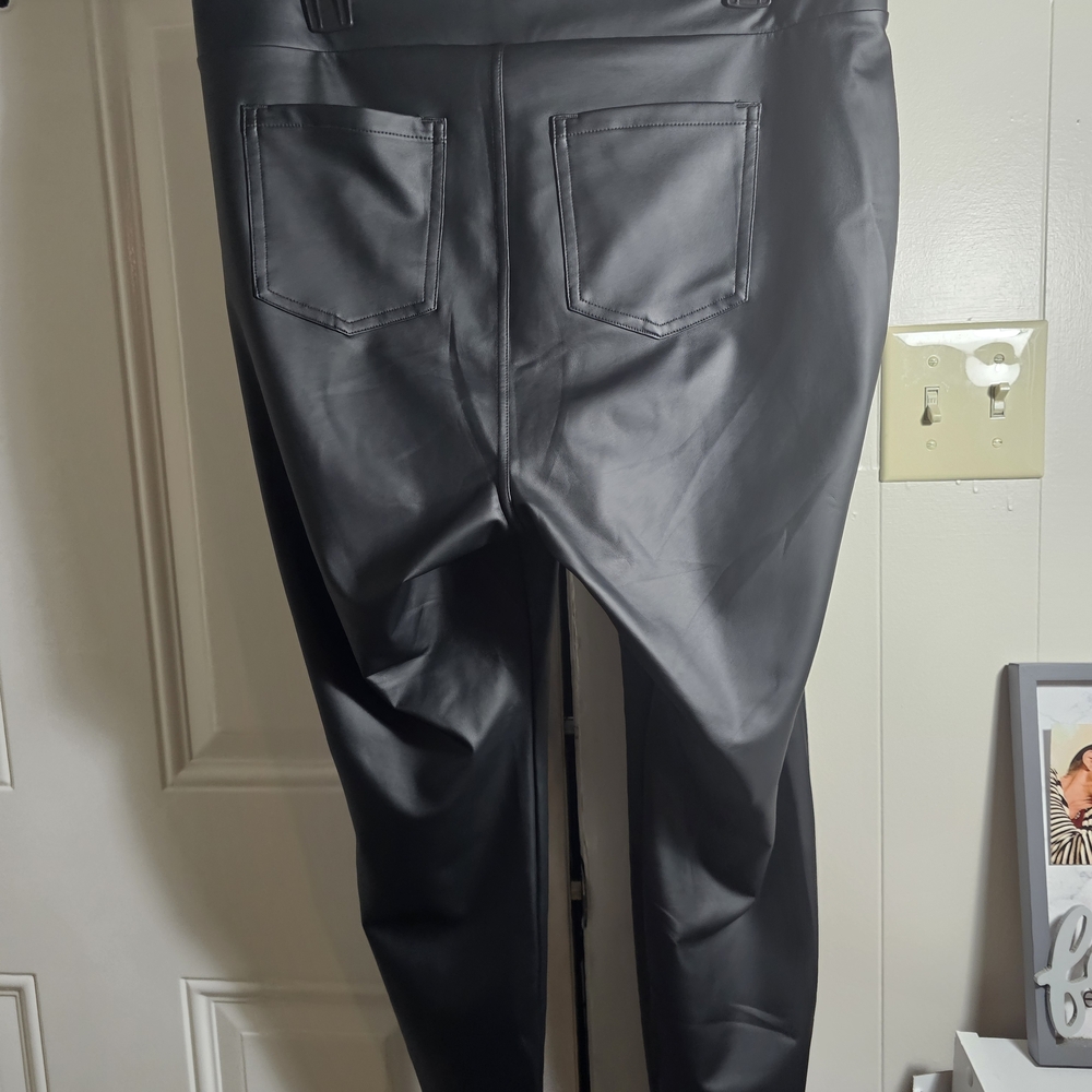Torrid Black Faux Leather Leggings